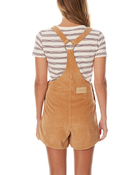 LIGHT TAN WOMENS CLOTHING AFENDS PLAYSUITS + OVERALLS - 51-02-085LTAN