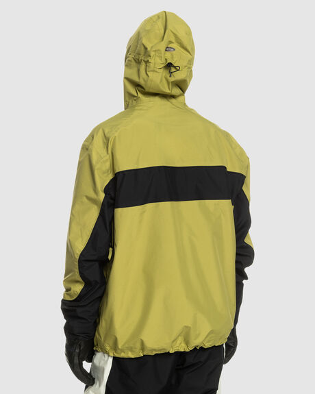 GREEN OLIVE SNOW MENS QUIKSILVER SNOW JACKET - EQYTJ03406-GLJ0