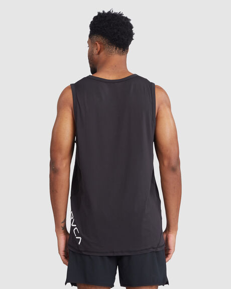 BLACK MENS CLOTHING RVCA SPORTSWEAR - V9031RST-BLK