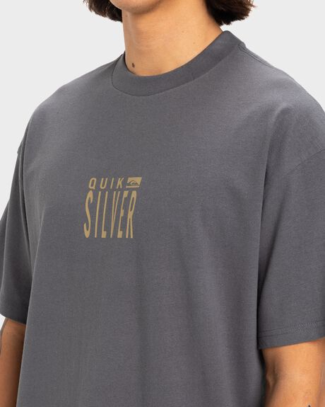 IRON GATE MENS CLOTHING QUIKSILVER T-SHIRTS + SINGLETS - UQYZT05459-KZM0