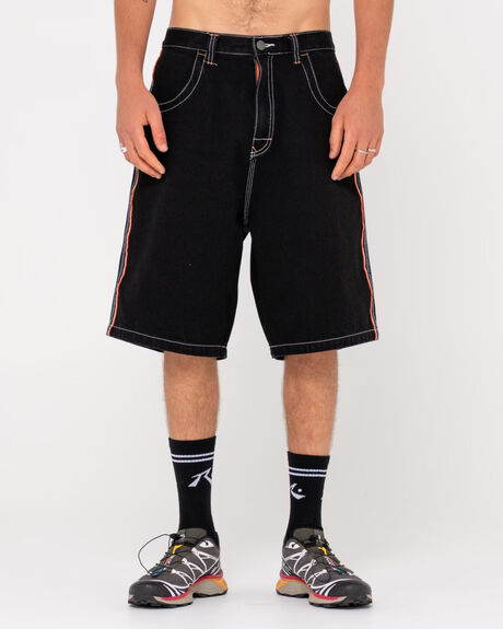 BLACK OUT/ORANGE MENS CLOTHING RUSTY SHORTS - WKM1166-RNG