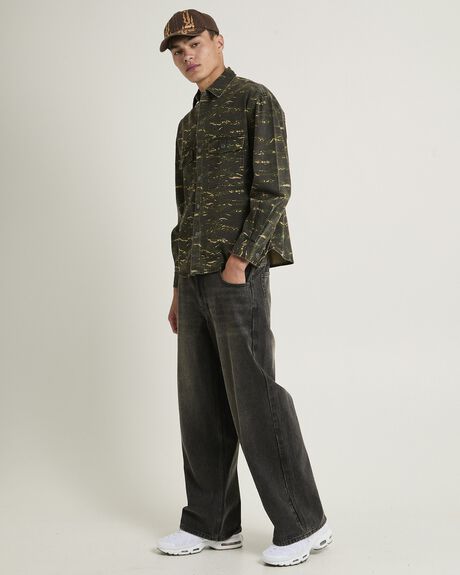 MULTI MENS CLOTHING SPENCER PROJECT SHIRTS - SPMW25853-MLT-S