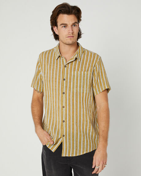 SUN STRIPE LEMONADE MENS CLOTHING ROLLAS SHIRTS - 15752-4864