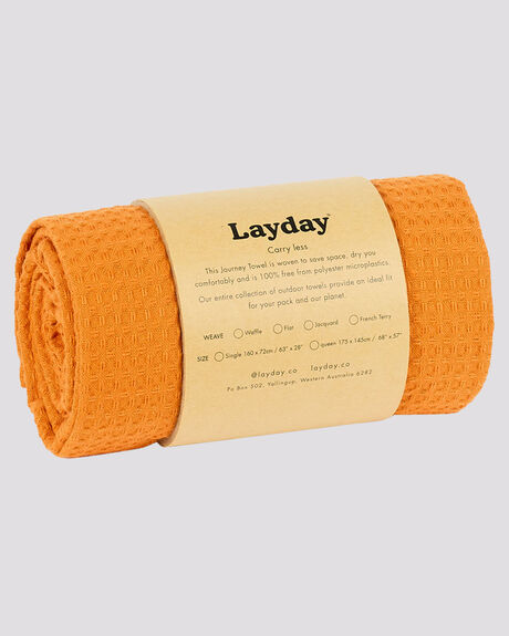 RUST WOMENS ACCESSORIES LAYDAY TOWELS - LDROV006RUS
