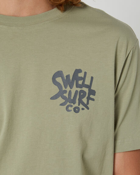 WASHED SAGE MENS CLOTHING SWELL T-SHIRTS + SINGLETS - SWMS23239GRN