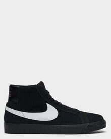 Nike Sb Zoom Blazer Mid Shoe Black White Black SurfStitch