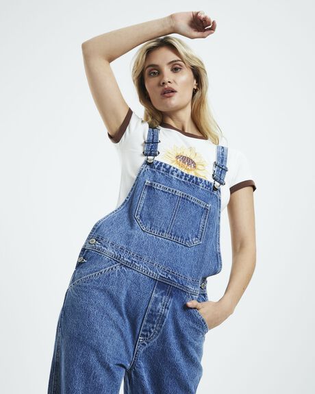 BLUE WOMENS CLOTHING INSIGHT PLAYSUITS + OVERALLS - 48393100026