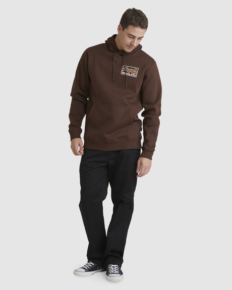 CACAO MENS CLOTHING BILLABONG HOODIES - UBYFT00230-CAO