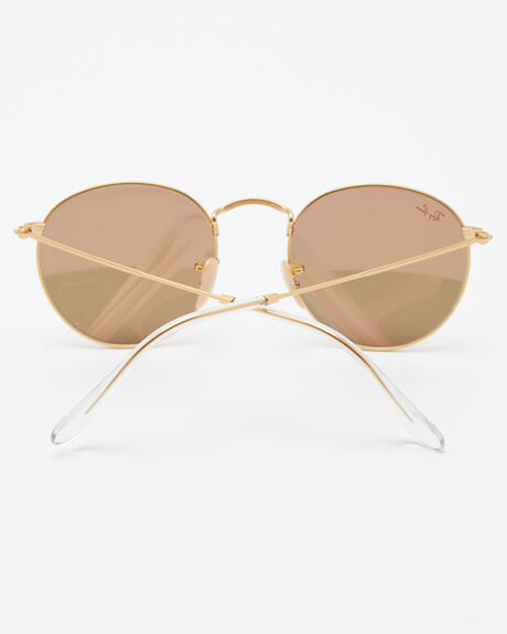 MATTE GOLD BROWN MENS ACCESSORIES RAY-BAN SUNGLASSES - 0RB344750112Z2
