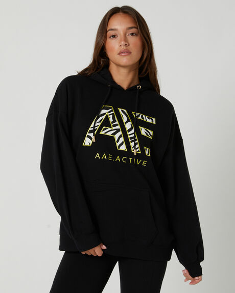 BLACK WOMENS CLOTHING ALL ABOUT EVE HOODIES - 6437123BLK