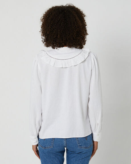 BRIGHT WHITE WOMENS CLOTHING LEVI'S TOPS - A7356-0000