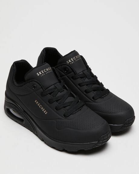 BLACK BLACK WOMENS FOOTWEAR SKECHERS SNEAKERS - 73690BBK