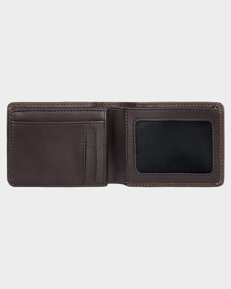 CHOCOLATE BROWN MENS ACCESSORIES QUIKSILVER WALLETS - EQYAA03940-CSD0