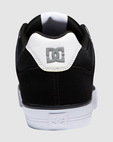 BLACK WHITE GUM MENS FOOTWEAR DC SHOES SNEAKERS - 300660-BW6