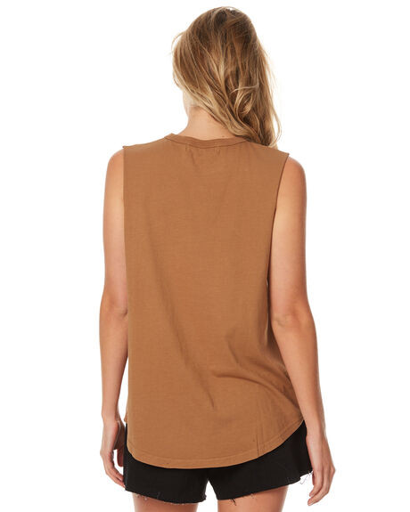 CAMEL WOMENS CLOTHING CAMILLA AND MARC SINGLETS - PCMT6607CAM