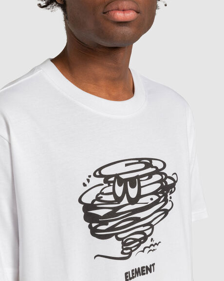 OPTIC WHITE MENS CLOTHING ELEMENT GRAPHIC TEES - ELYZT00174-WBB0