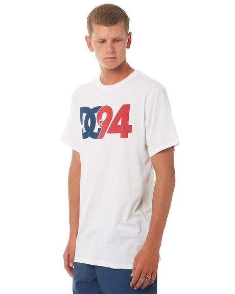 SNOW WHITE MENS CLOTHING DC SHOES GRAPHIC TEES - UDYZT03454WBB0