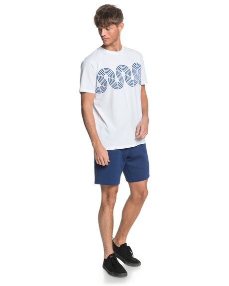 WHITE MENS CLOTHING QUIKSILVER GRAPHIC TEES - EQYKT04015-WBB0