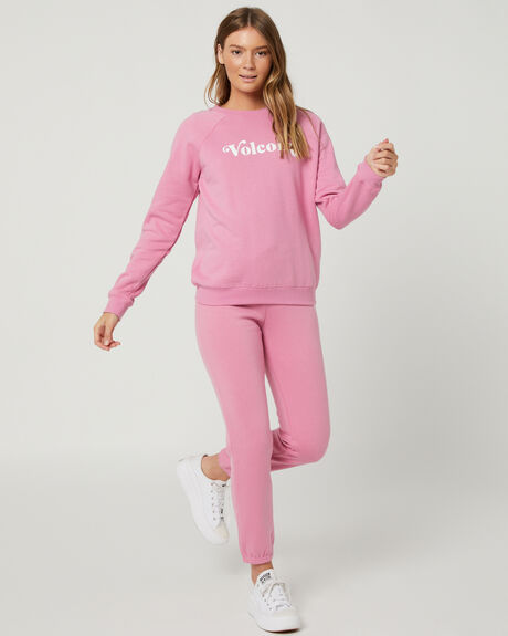 PINK WOMENS CLOTHING VOLCOM JUMPERS - B4612075PNK