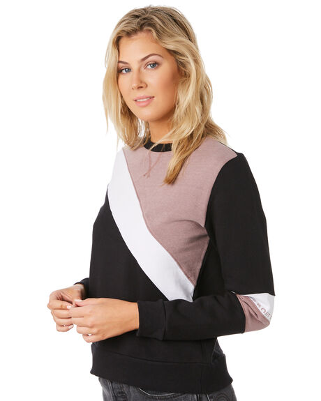BLACK DUSTY PINK WOMENS CLOTHING ALL ABOUT EVE JUMPERS - 6436028BLK