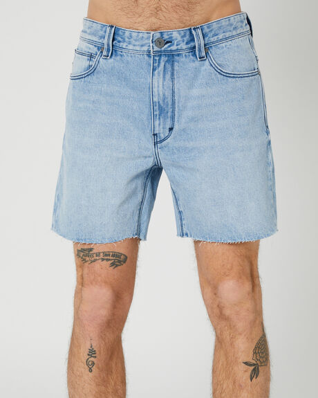MID INDIGO MENS CLOTHING ABRAND SHORTS - 82113A-1341
