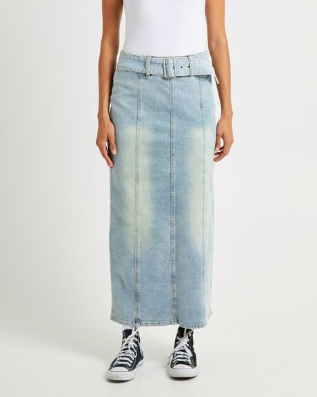 TINTED BLUE WOMENS CLOTHING INSIGHT SKIRTS - INWW24341-BLU