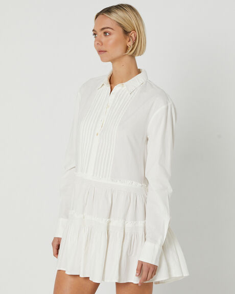 OPTIC WHITE WOMENS CLOTHING FREE PEOPLE DRESSES - OB16460791100
