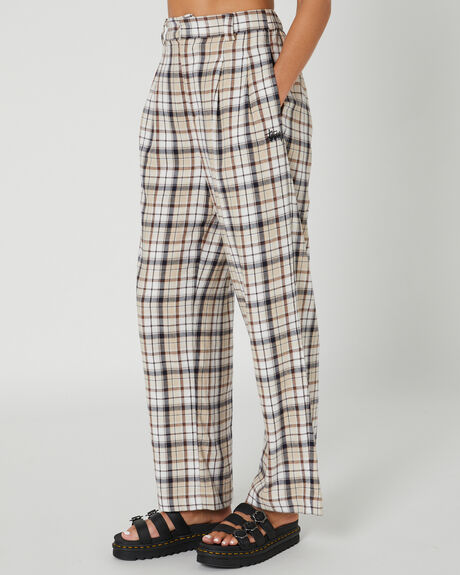 OLIVE WOMENS CLOTHING STUSSY PANTS - ST125609OLV