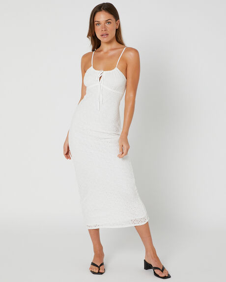 WHITE WOMENS CLOTHING SNDYS DRESSES - SFD733WHT