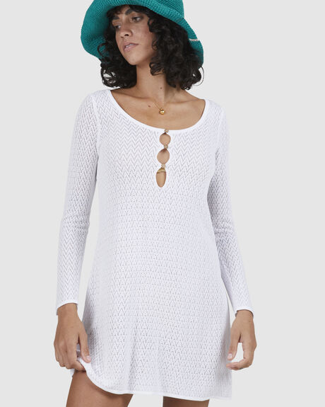 WHITE WOMENS CLOTHING BILLABONG DRESSES - UBJKD00119-WHT