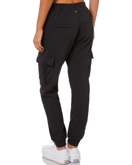 All About Eve Combat Track Pant - Washed Black | SurfStitch