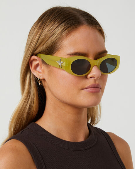 GREEN POLISHED GREEN MENS ACCESSORIES EPOKHE SUNGLASSES - 9001-GRNPOGRN