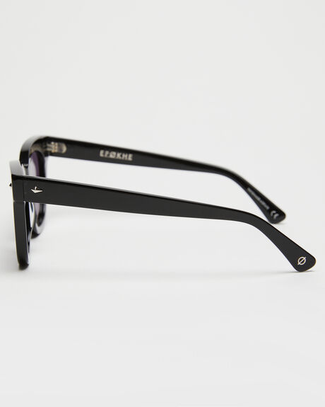 BLACK GLOSS BLACK MENS ACCESSORIES EPOKHE SUNGLASSES - 022-BLKPOBLK