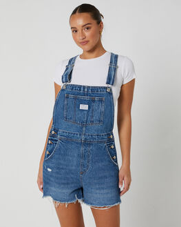 Levi denim online short overalls