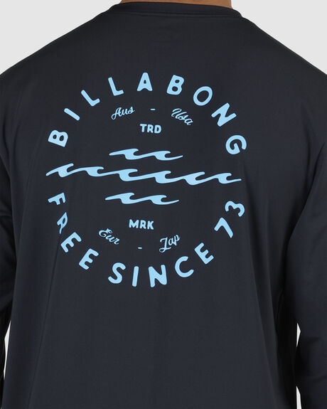 BLACK SURF MENS BILLABONG RASHVESTS - UBYWR00119-BLK