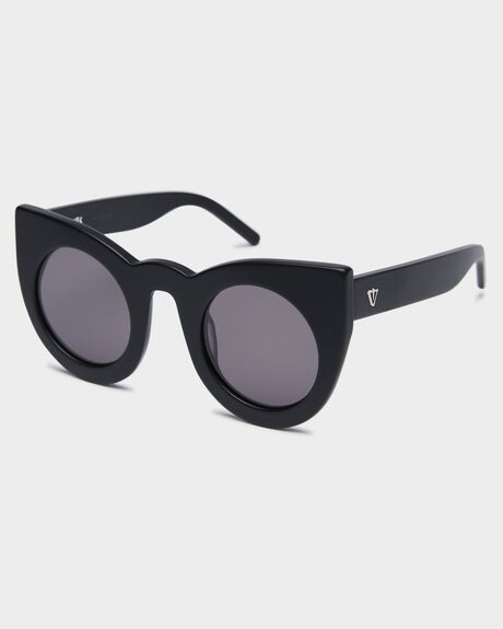MATTE BLACK WOMENS ACCESSORIES VALLEY SUNGLASSES - S0519MBLK