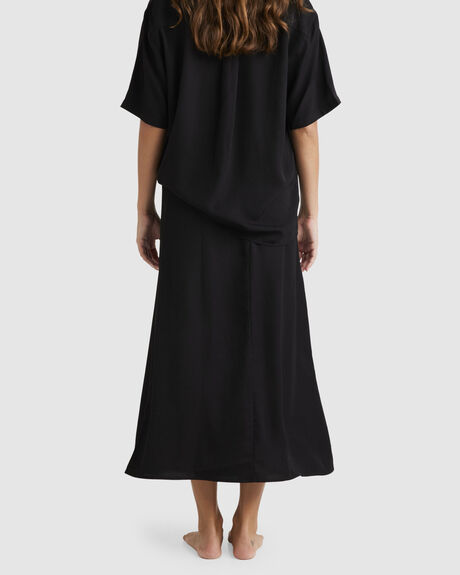BLACK WOMENS CLOTHING BILLABONG SKIRTS - UBJWK00173-BLK