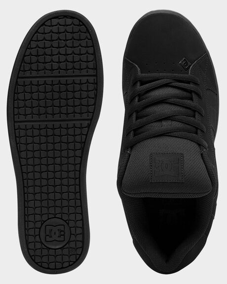 BLACK BLACK BLACK MENS FOOTWEAR DC SHOES SNEAKERS - 302361-3BK