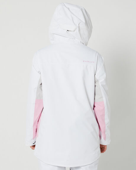 WHITE LUNAR ROCK SNOW WOMENS OAKLEY SNOW JACKET - FOA5002809N8