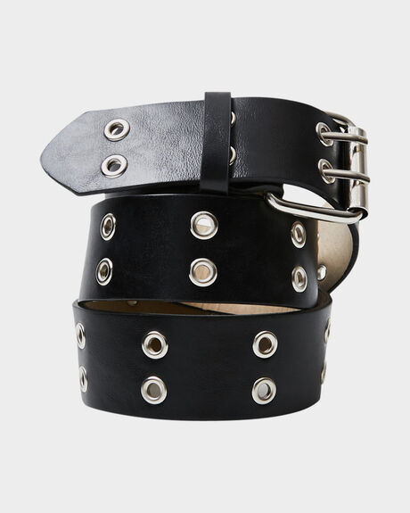 BLACK WOMENS ACCESSORIES NEON HART BELTS - 17678600021