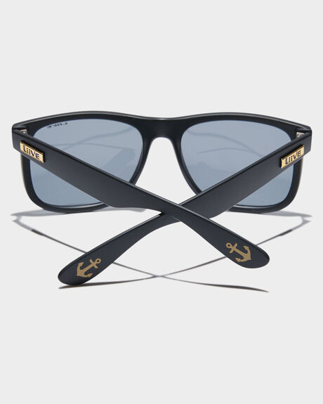 MATTE BLACK MENS ACCESSORIES LIIVE VISION SUNGLASSES - L0673AMBLK