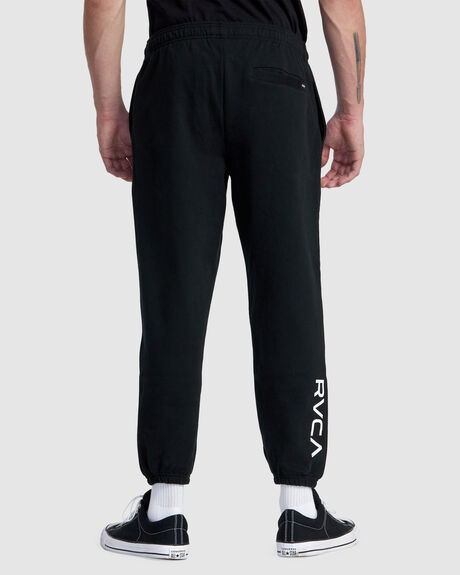 BLACK MENS CLOTHING RVCA PANTS - AVYNP00201-BLK