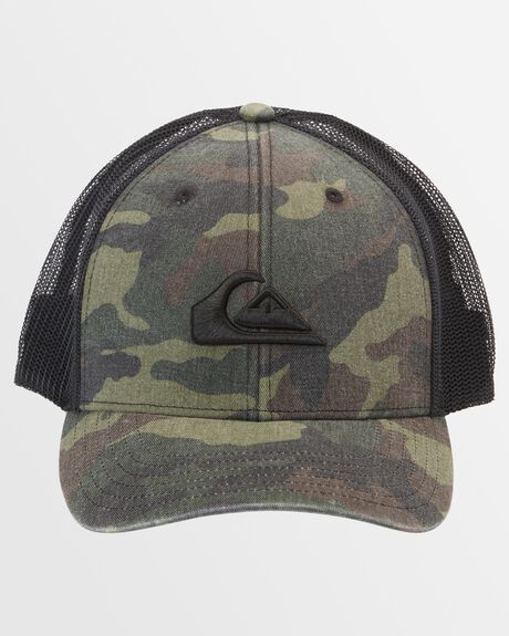 CAMO MENS ACCESSORIES QUIKSILVER HEADWEAR - AQYHA04793-GRA0