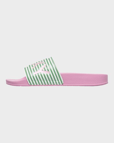 GOSSAMER PINK KIDS YOUTH GIRLS ROXY SLIDES + THONGS - ARGL100287-GPK