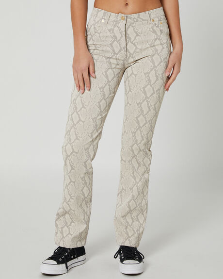 SNAKE WOMENS CLOTHING JGR AND STN PANTS - JSG023SNK