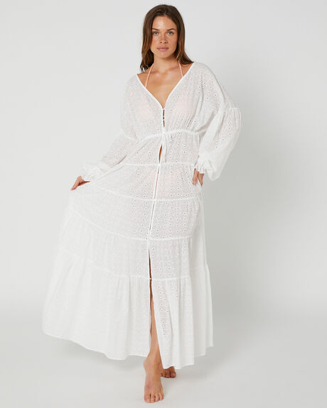 WHITE WOMENS CLOTHING SNDYS DRESSES - SFD732WHT