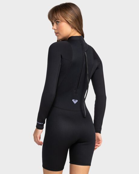 TRUE BLACK SURF WOMENS ROXY SPRINGSUITS - ERJW403068-KVJ0