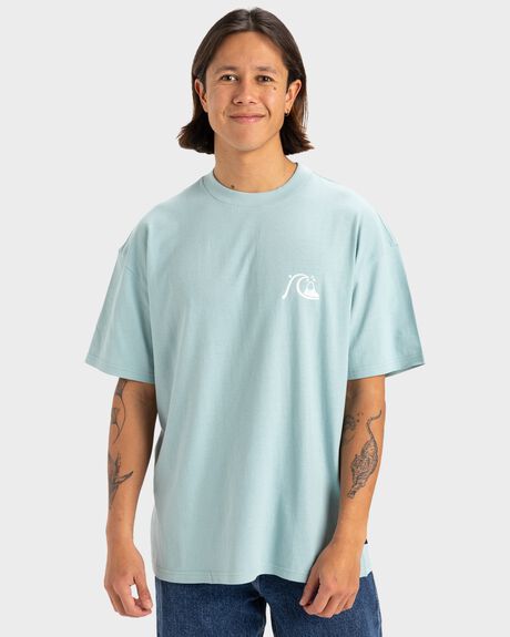 AQUIFER MENS CLOTHING QUIKSILVER T-SHIRTS + SINGLETS - UQYZT05514-BGW0