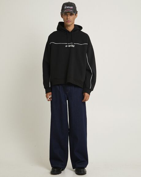 BLACK MENS CLOTHING SPENCER PROJECT HOODIES - SPMW25888-BLK-S