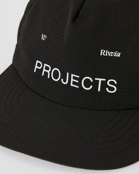 BLACK MENS ACCESSORIES RIVVIA PROJECTS HEADWEAR - RHW-22421BLK